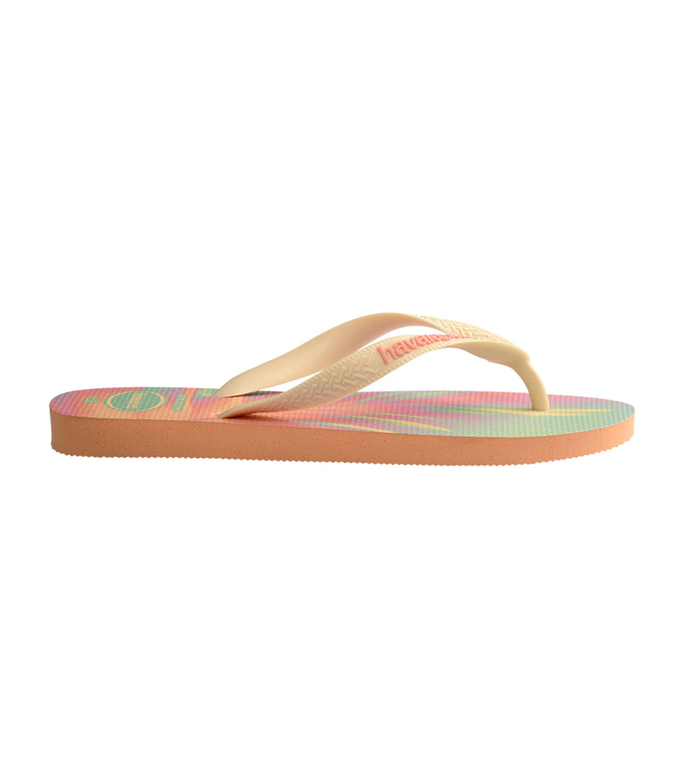 Havaianas Kids Top Fashion Flip Flops Peach Pink