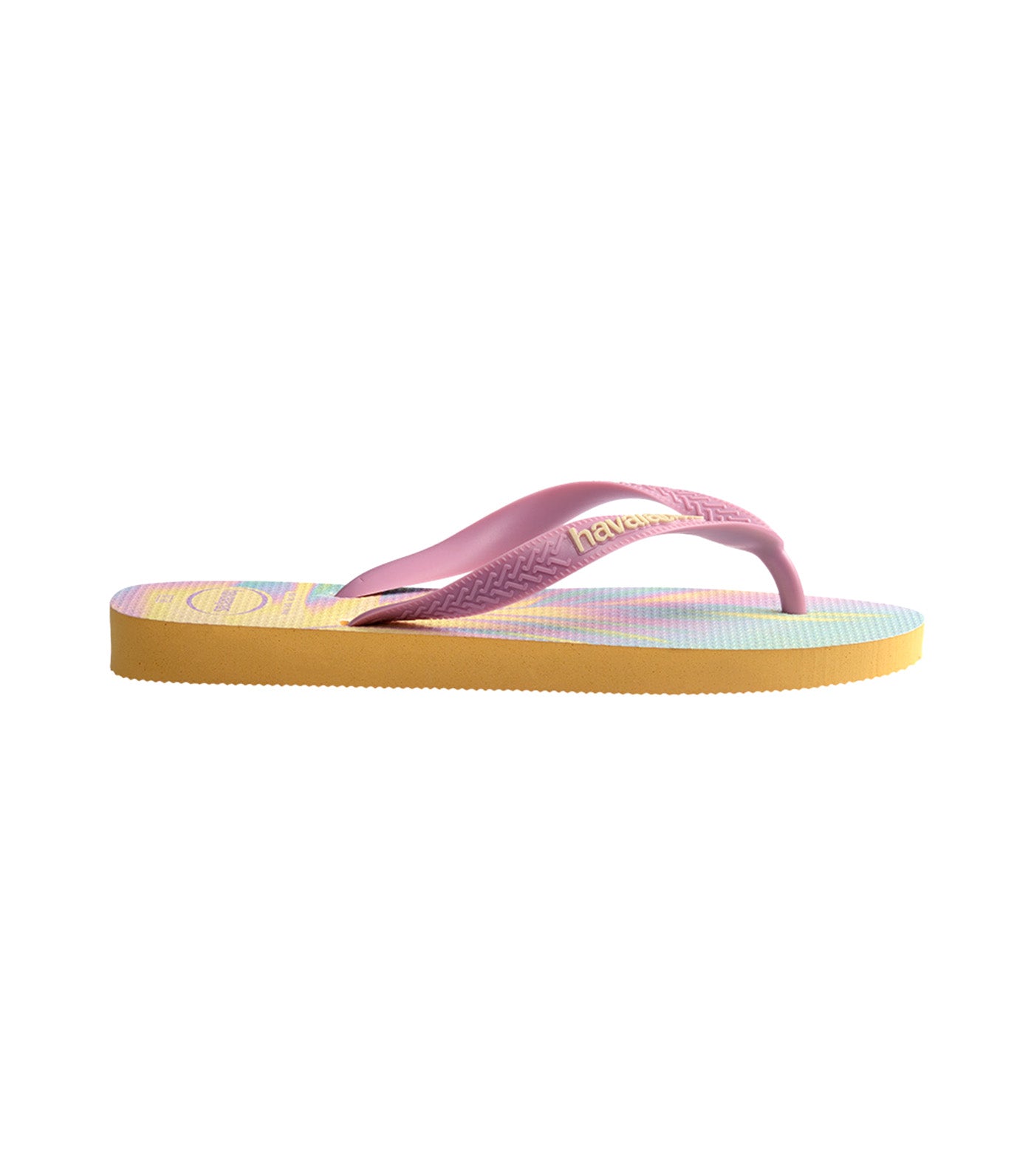 Havaianas Kids Top Fashion Flip Flops Caja Yellow