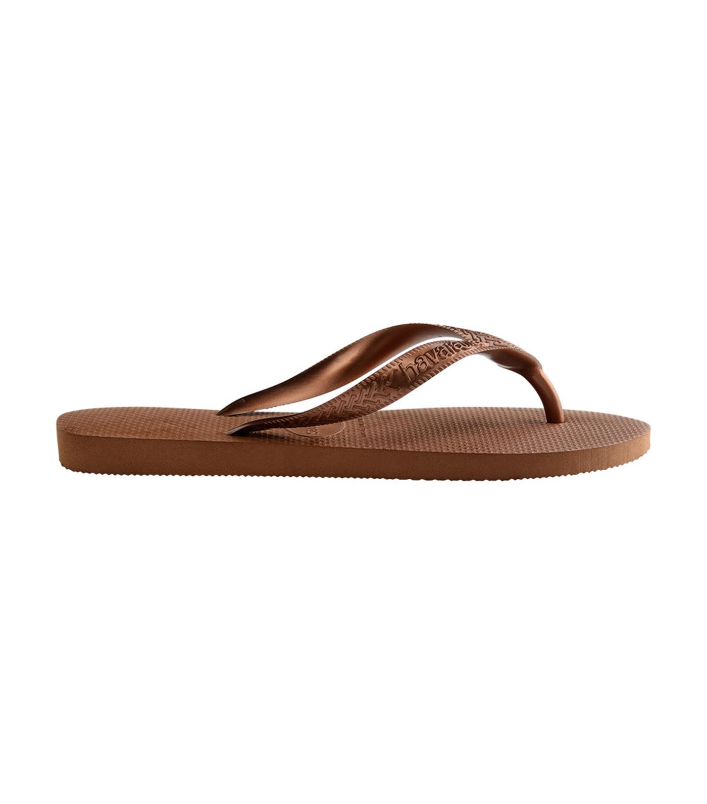 Top Tiras Flip Flops Rust/Metallic Copper