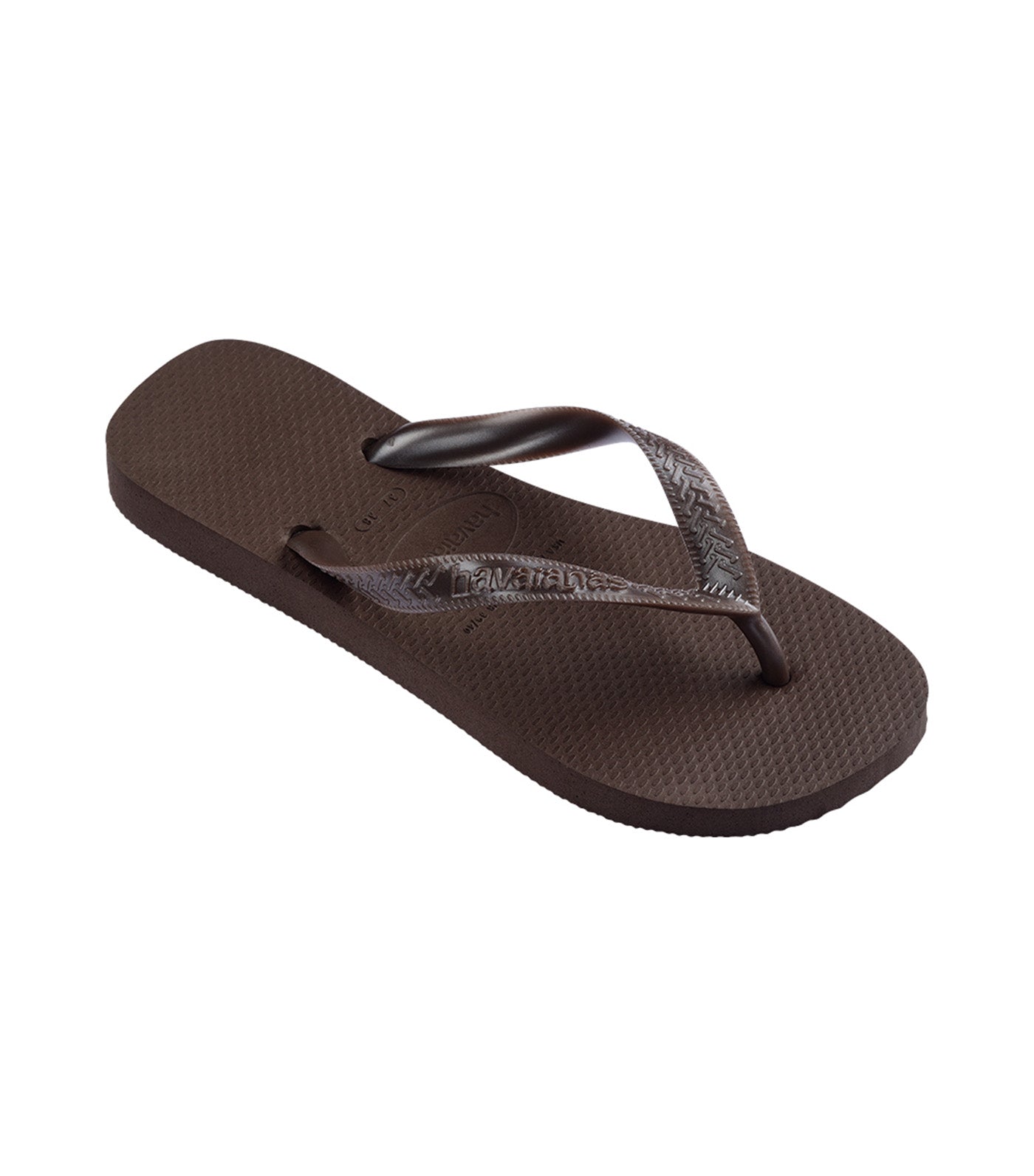 Top Tiras Flip Flops Dark Brown