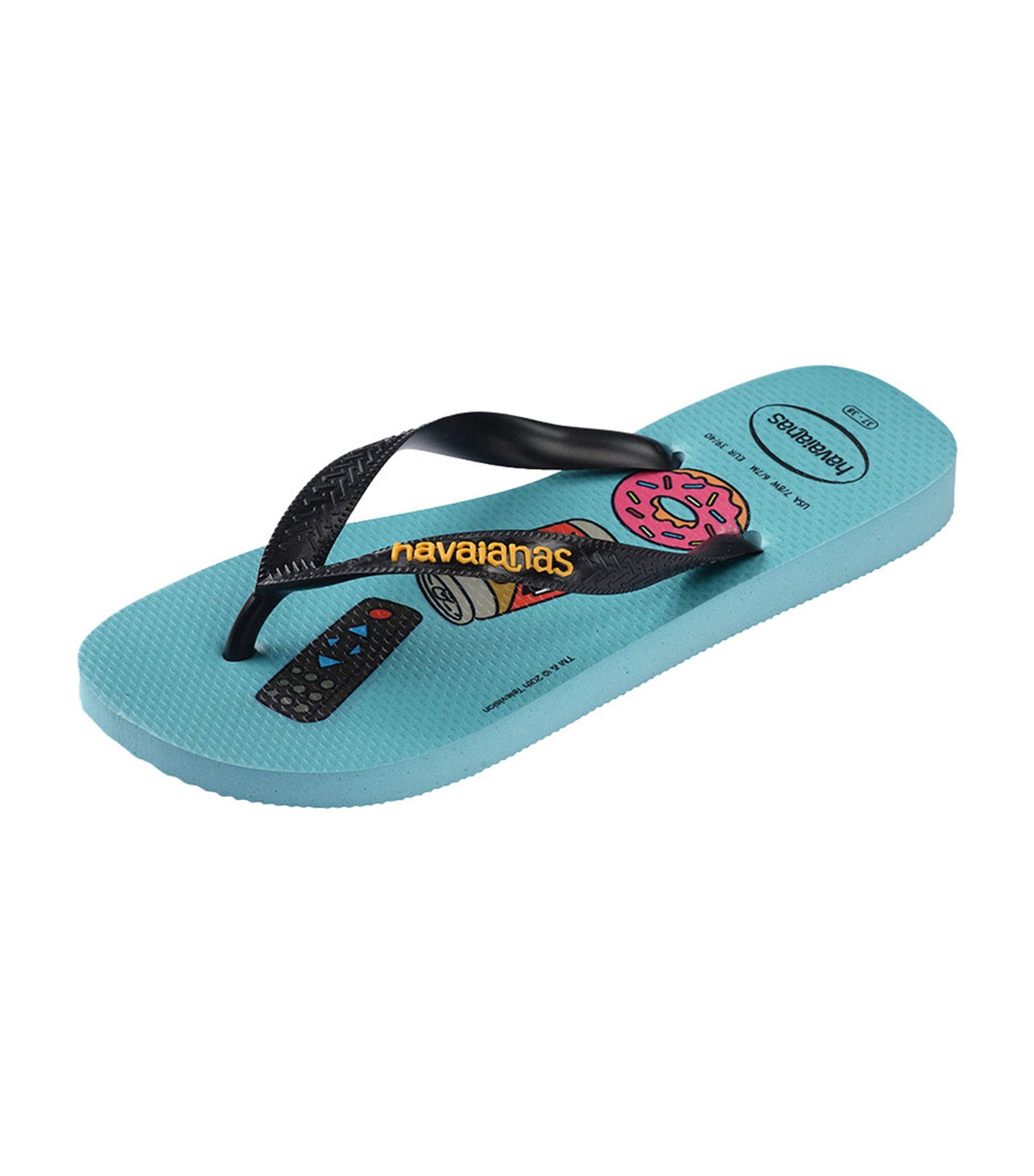 Simpsons Flip Flops Tradi Blue/Black