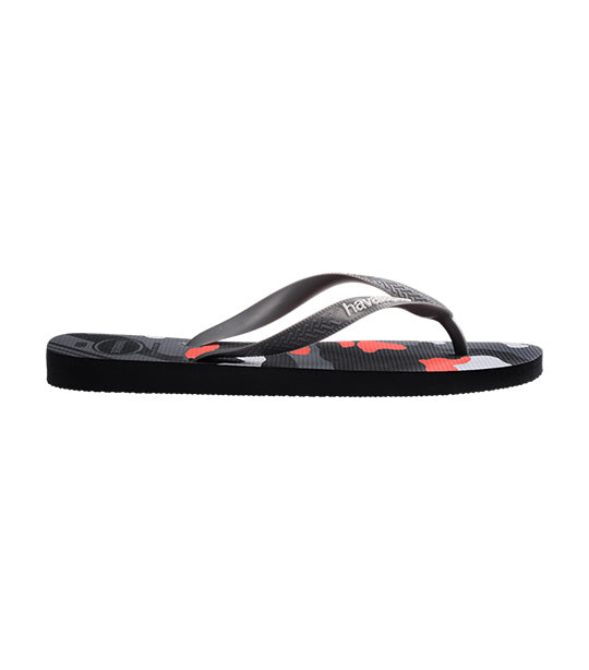 Top Camu Flip Flops New Graphite