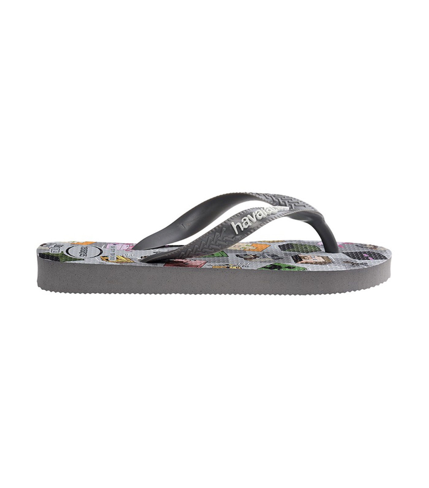 Havaianas Top Minecraft Flip Flops Steel Gray