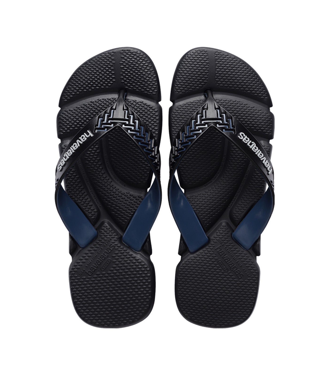 Power 2.0 Flip Flops Black/Indigo Blue