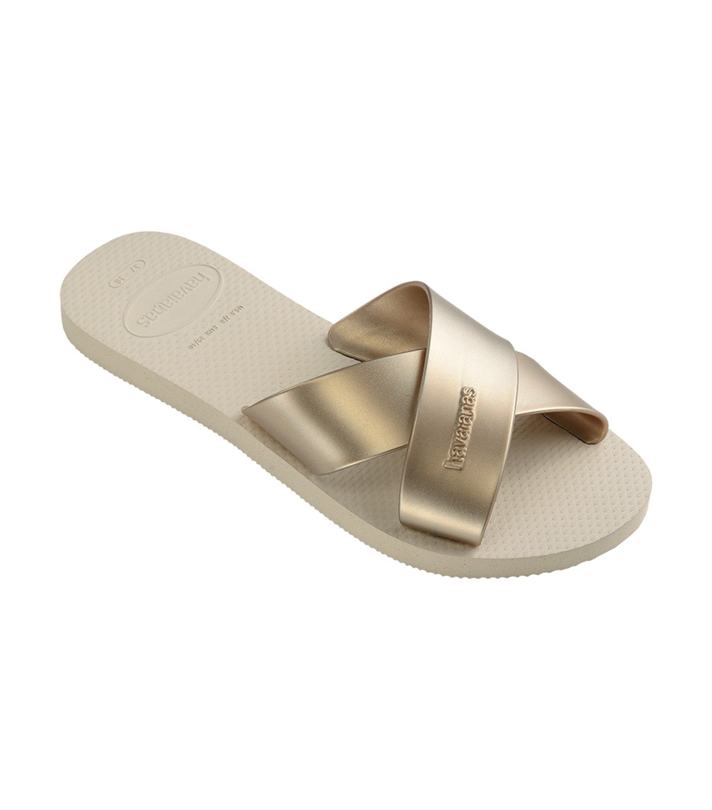 Havaianas Aqua Metallic Sandals Beige