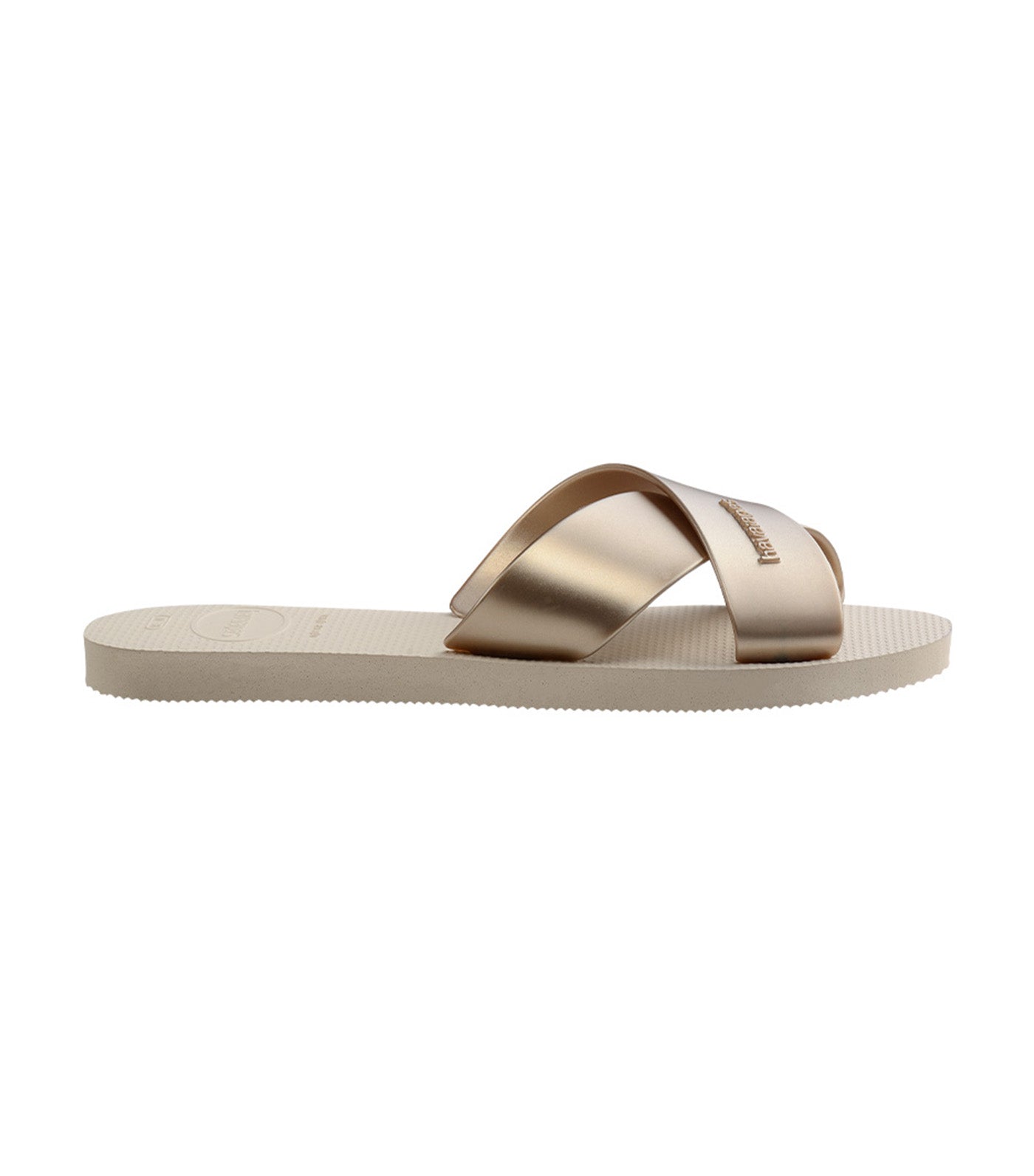 Havaianas Aqua Metallic Sandals Beige