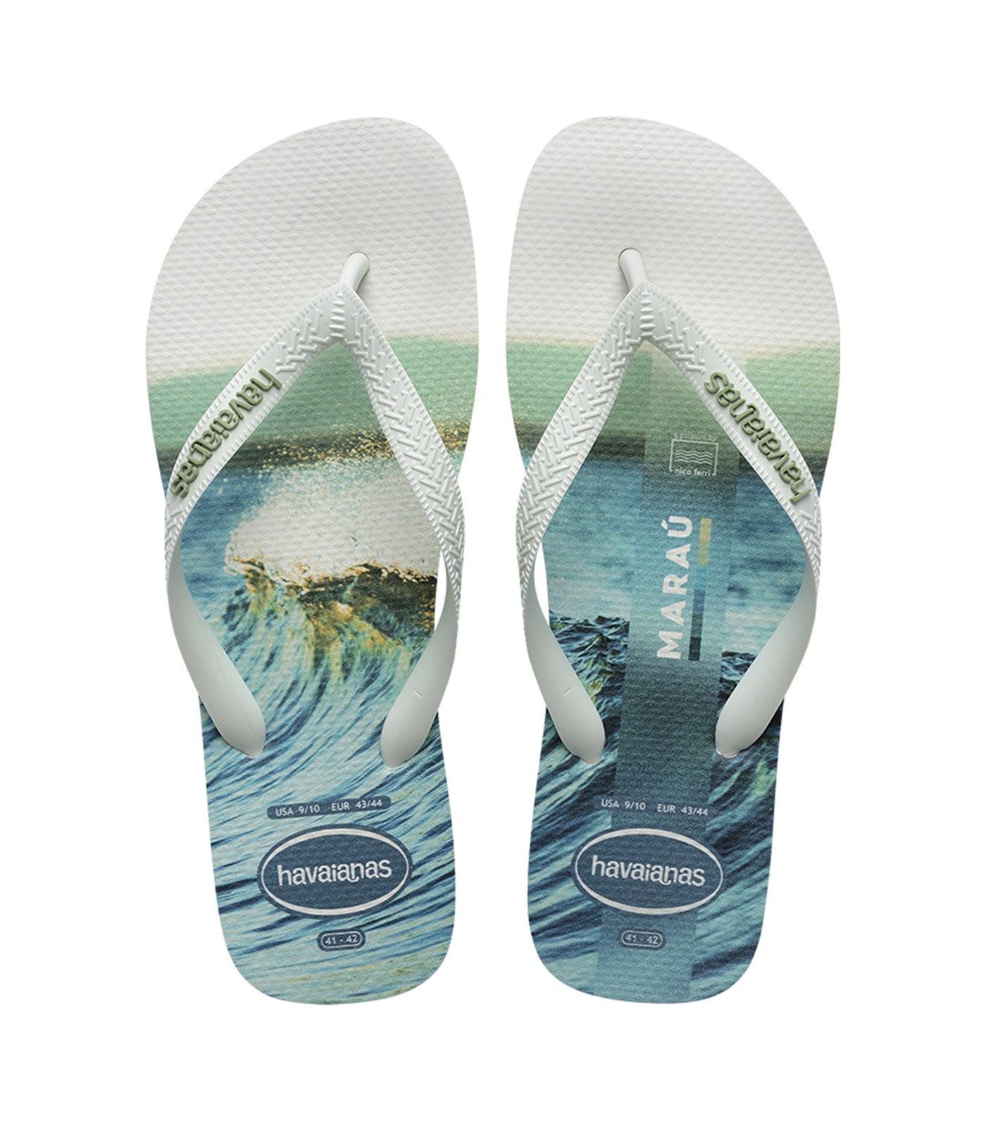 Top Surfer I Flip Flops White/White