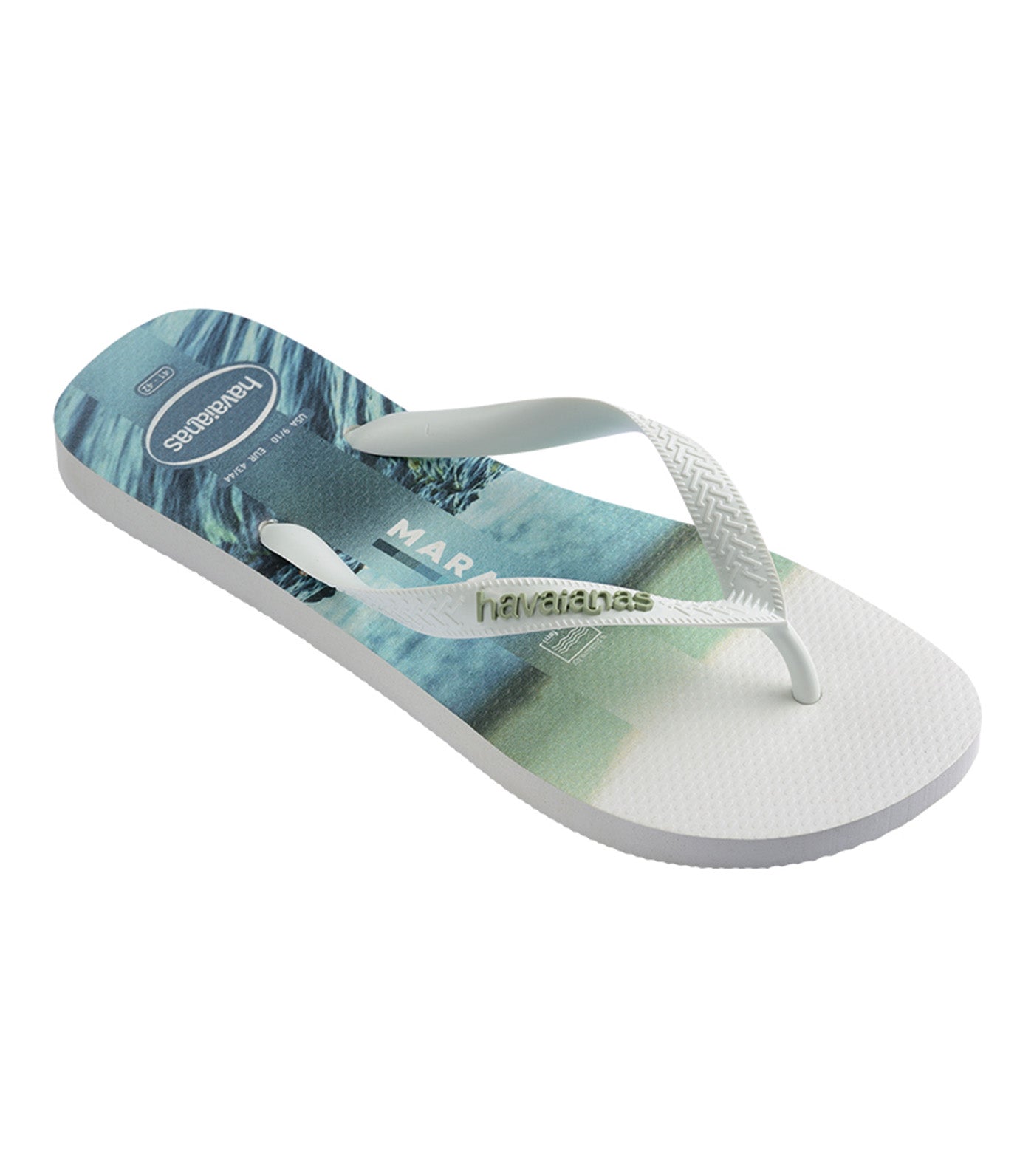 Top Surfer I Flip Flops White/White