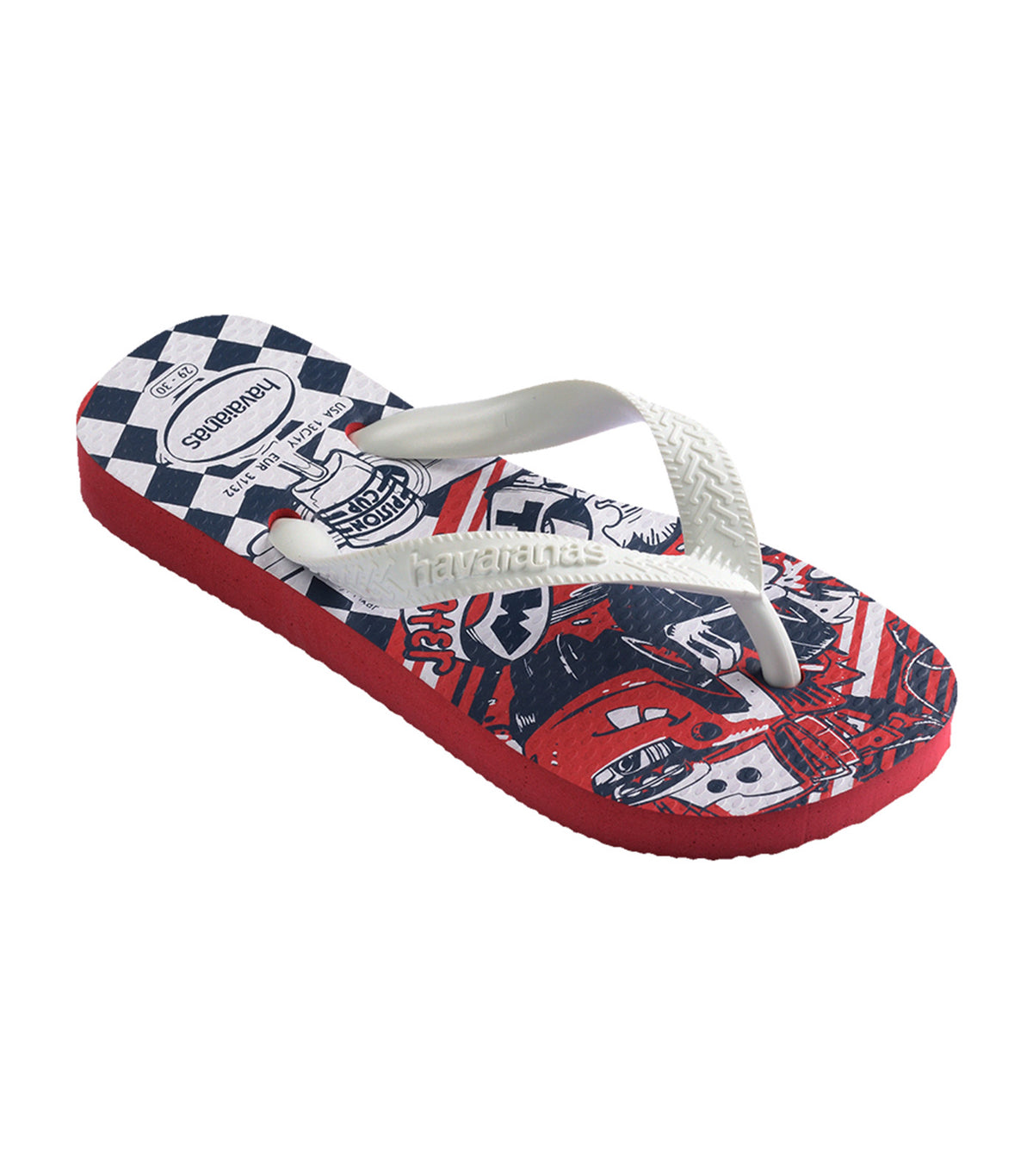 Kids Disney Flip Flops Red