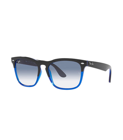 RB4487 Steve Sunglasses Black and Transparent Blue
