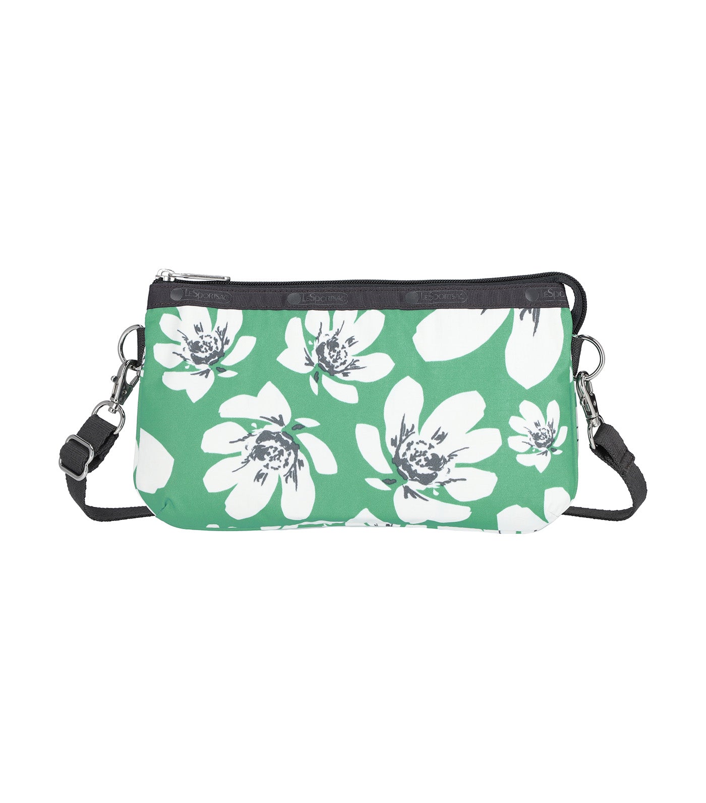 Medium Koko Crossbody Tropical Garden Green