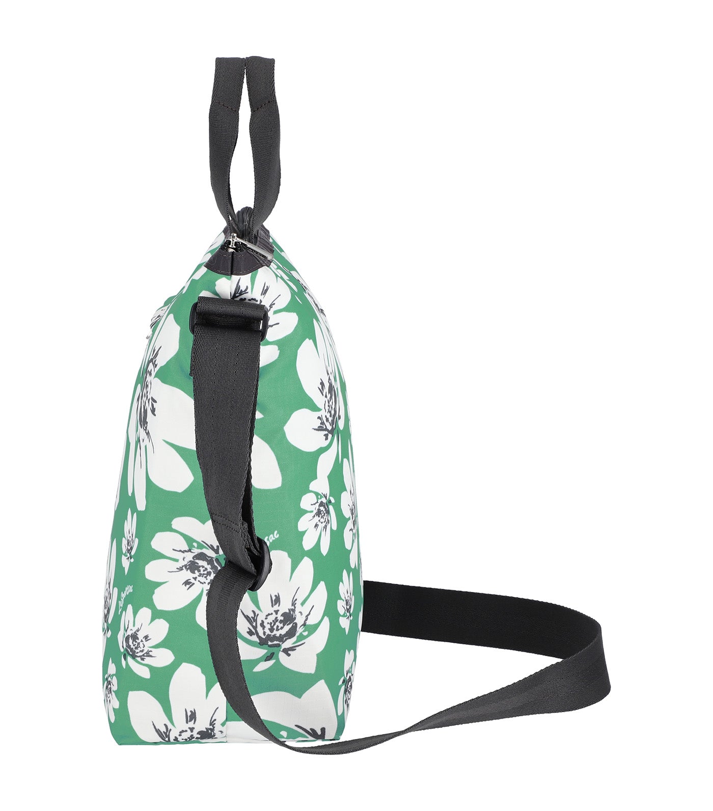 Deluxe Easy Carry Tote Tropical Garden Green