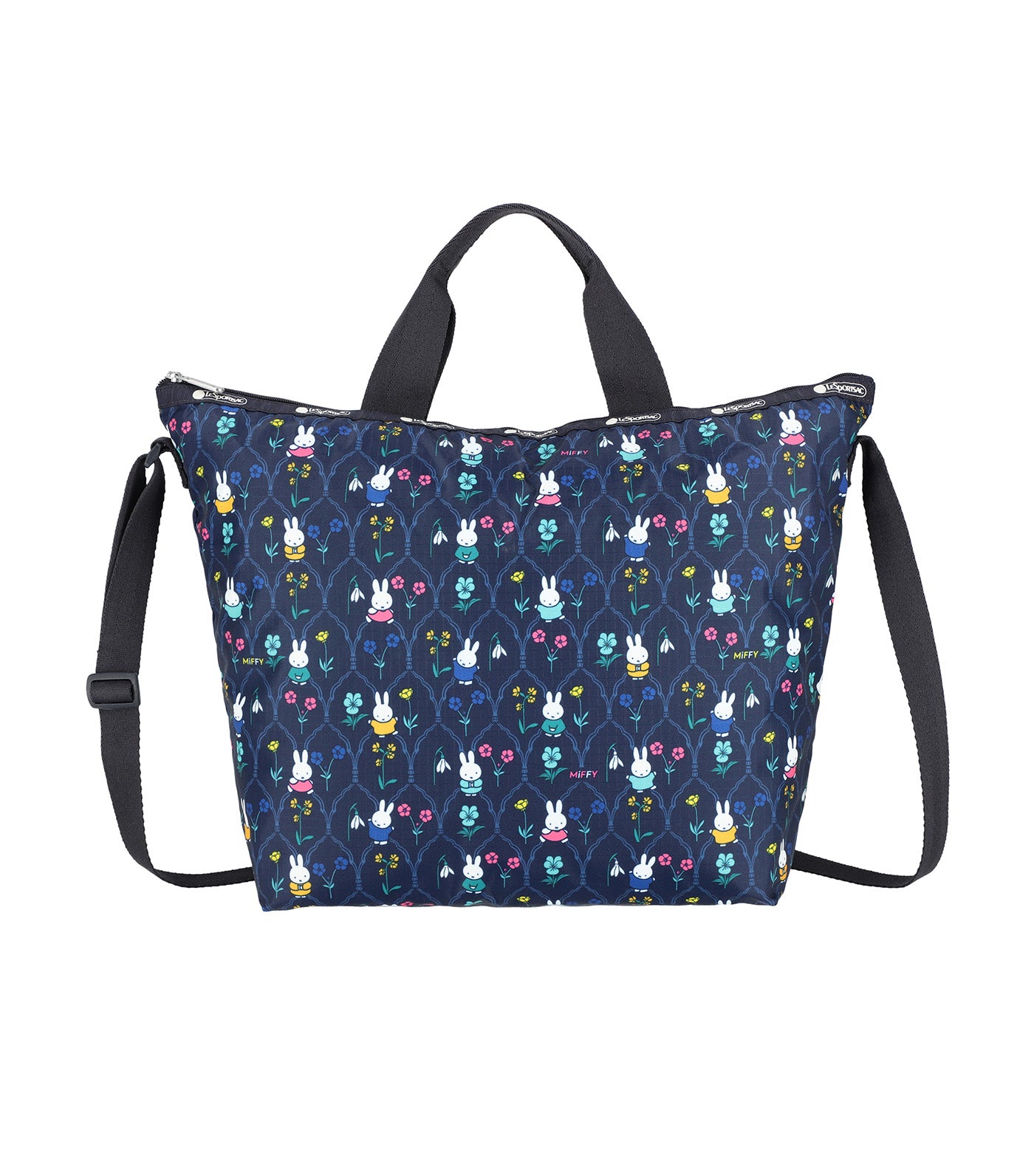 LeSportsac x Dick Bruna Deluxe Easy Carry Tote Miffy Garden Floral