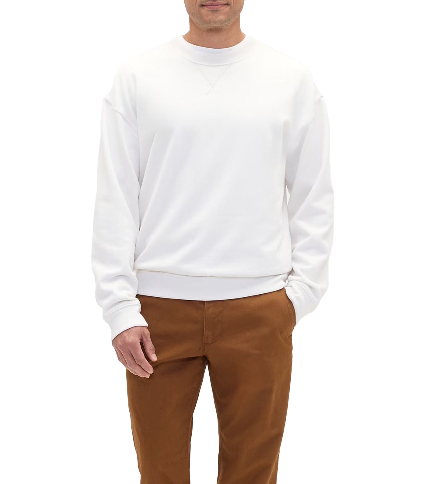 GAP Essential Khakis in Straight Fit with GapFlex Rich Ginger