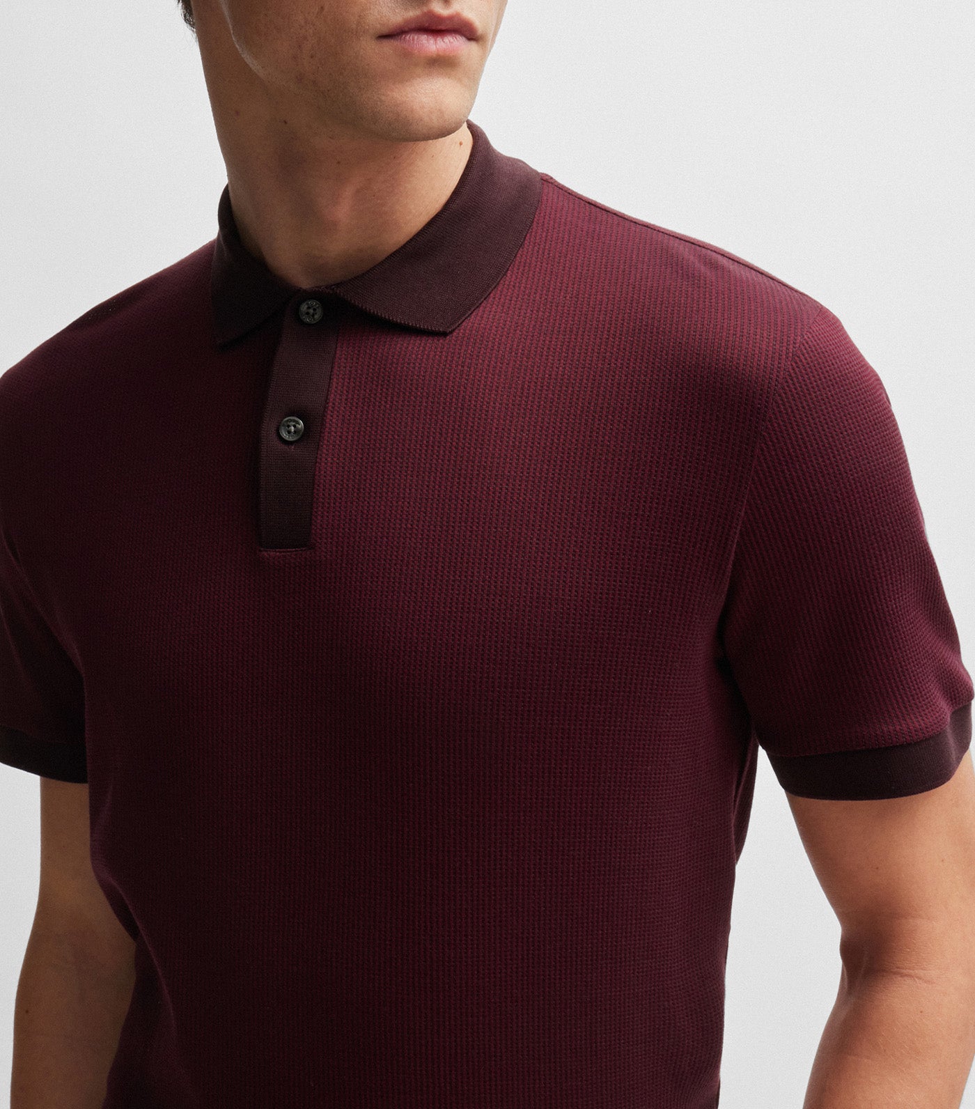 H Parlay 431 62969 Polo Shirt Open Red