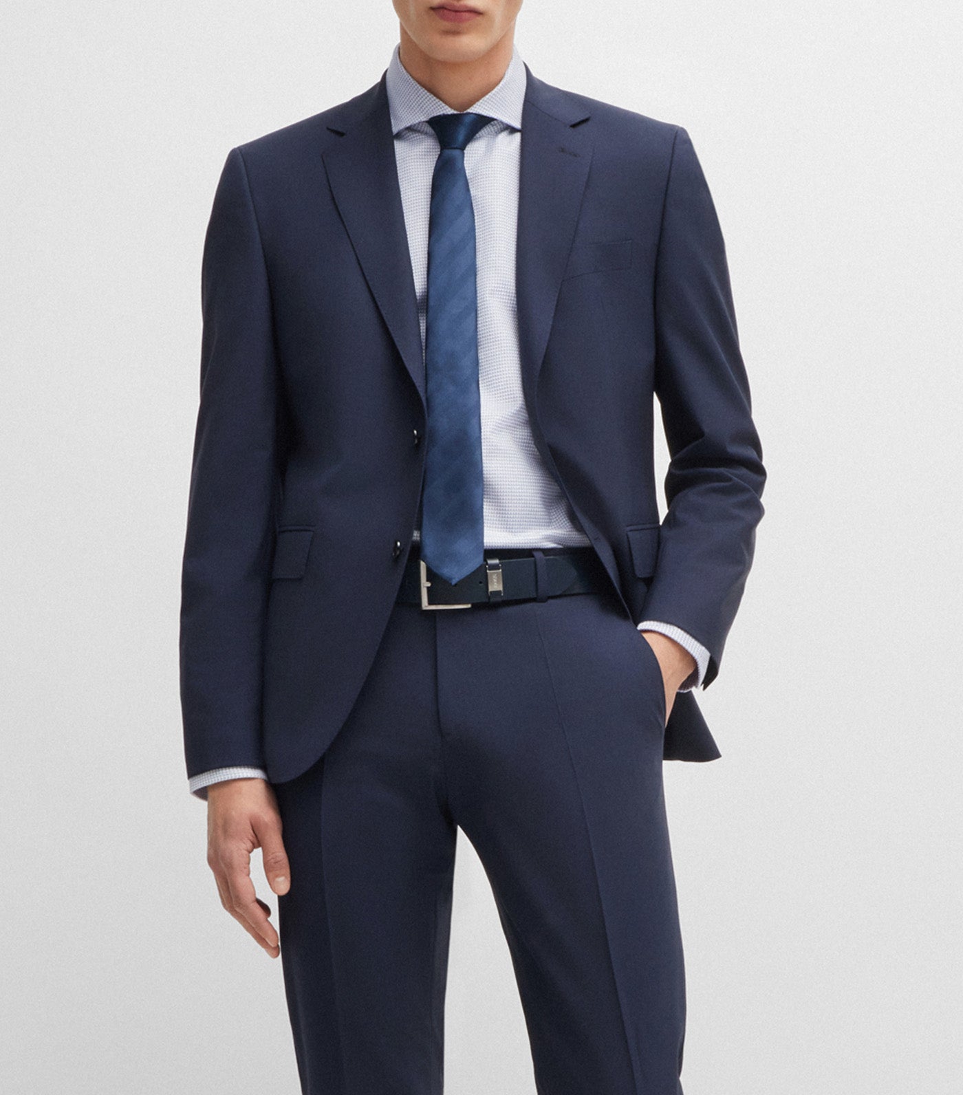 H-JOE-Spread 61798 Shirt Light Blue