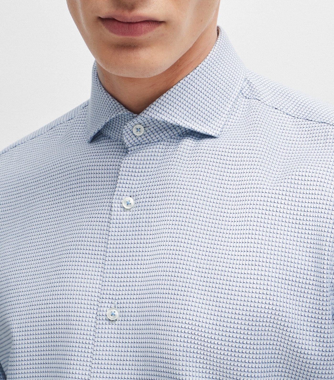 H-JOE-Spread 61798 Shirt Light Blue