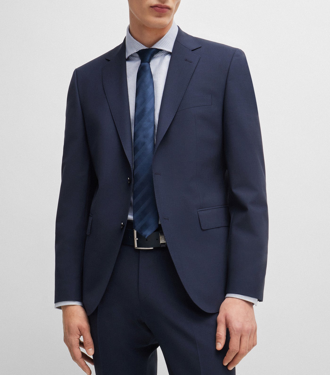 H-JOE-Spread 61798 Shirt Light Blue