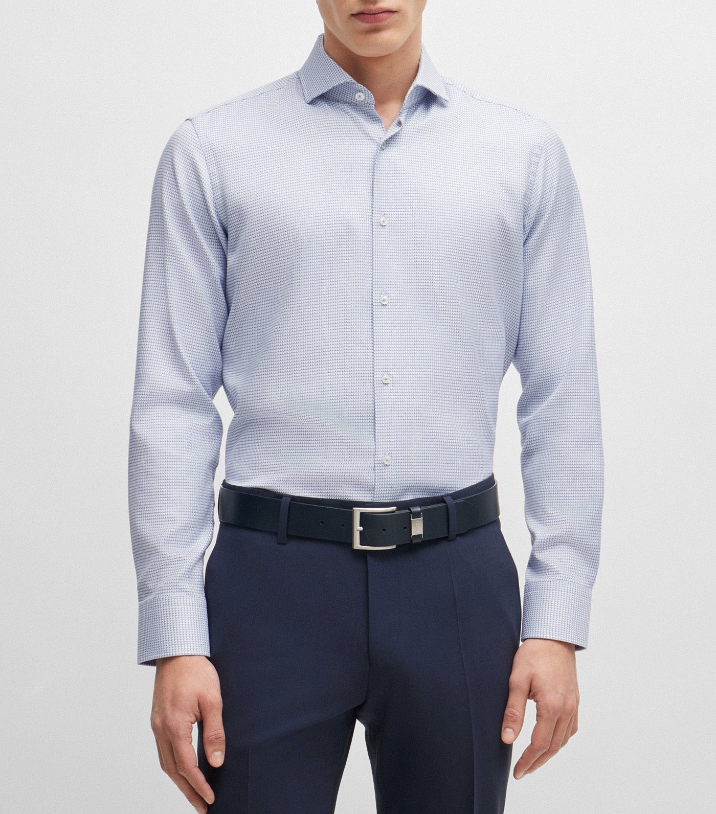 H-JOE-Spread 61798 Shirt Light Blue