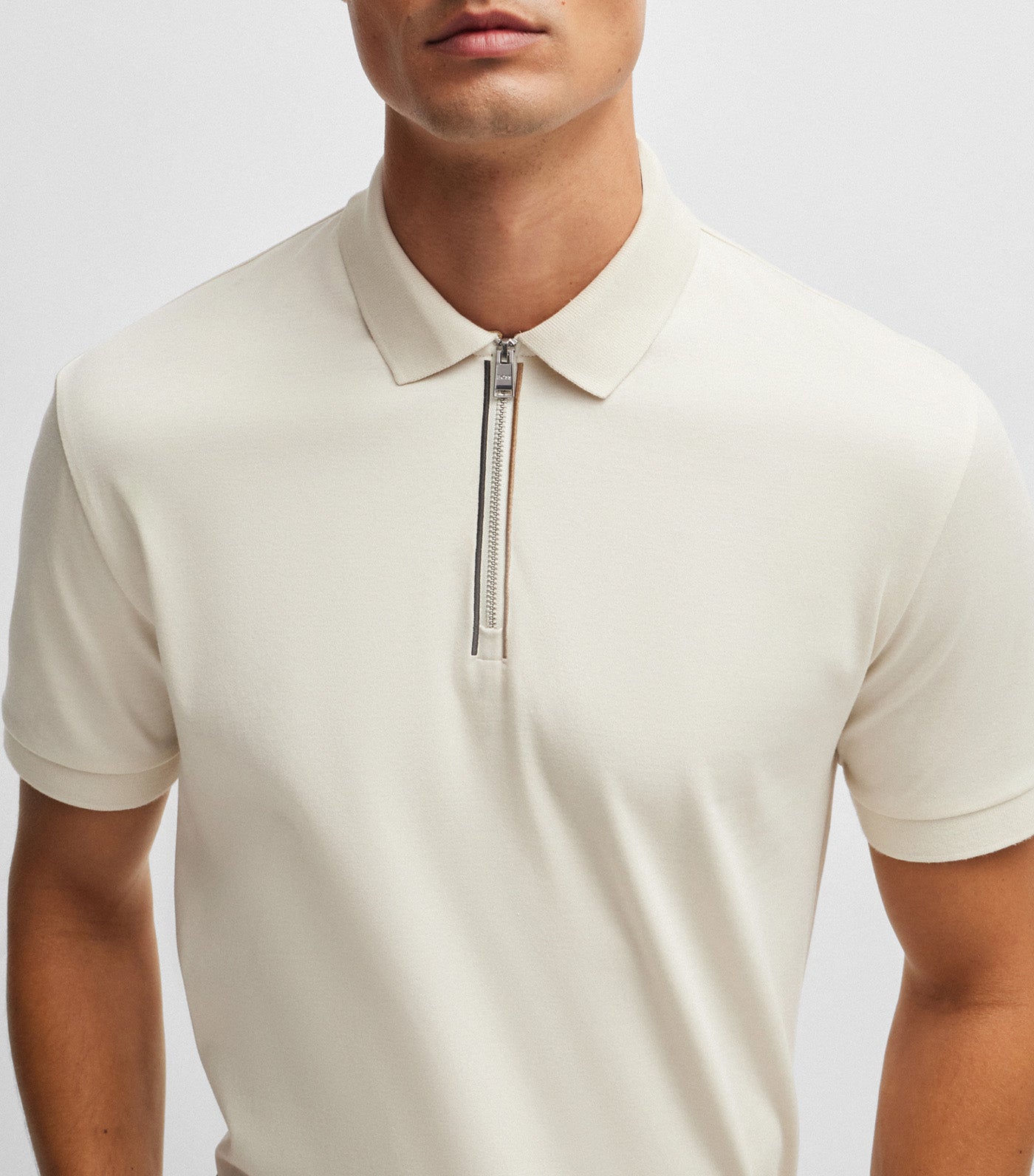 C Polston 36 60025 Polo Shirt Open White