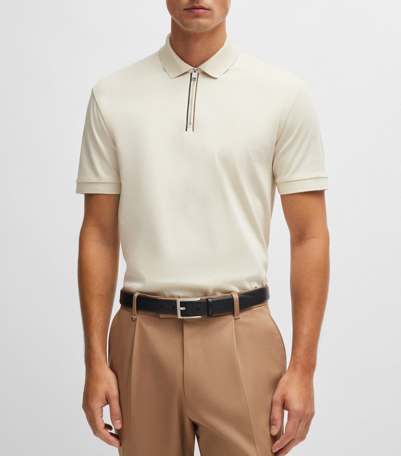 C Polston 36 60025 Polo Shirt Open White