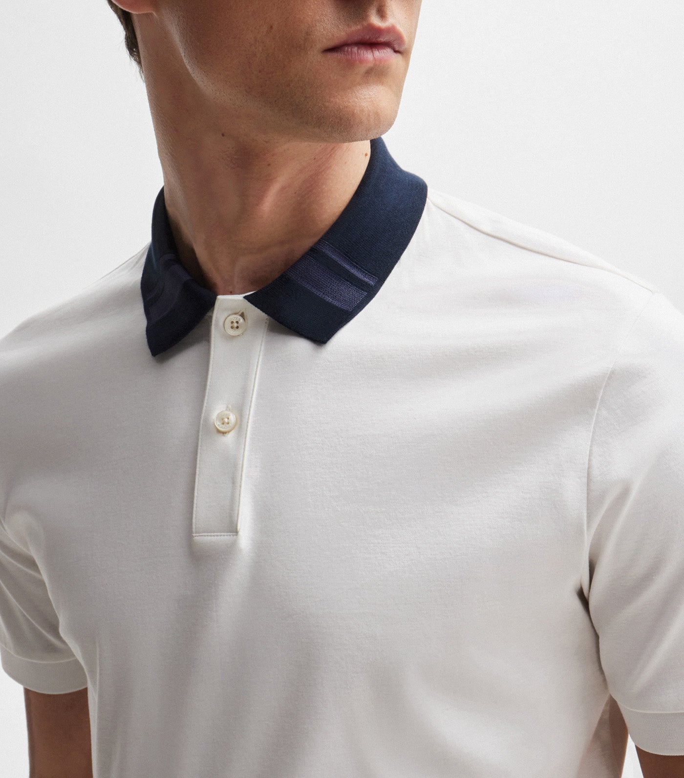 H Phillipson 117 0025 Polo Shirt White