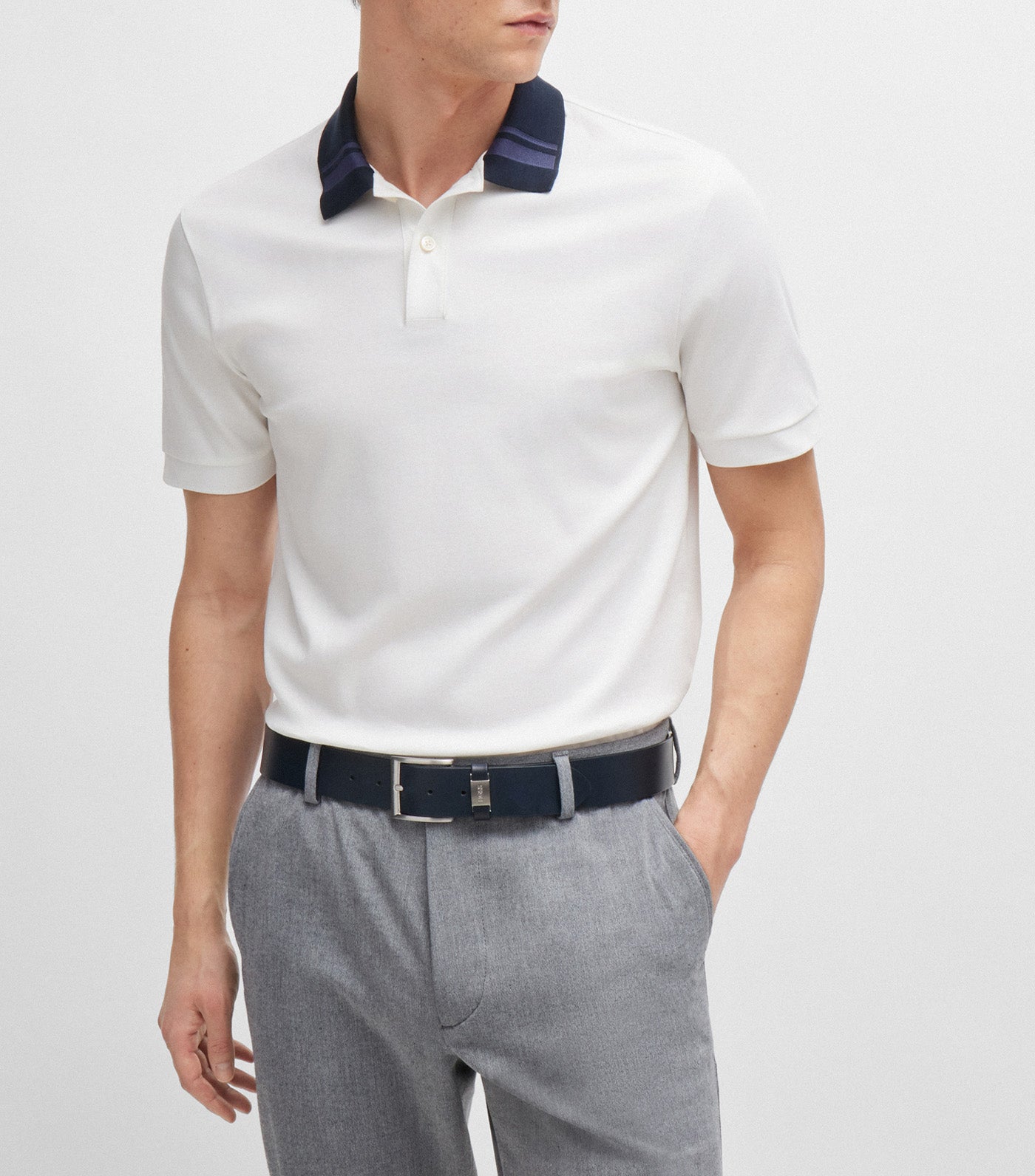 H Phillipson 117 0025 Polo Shirt White