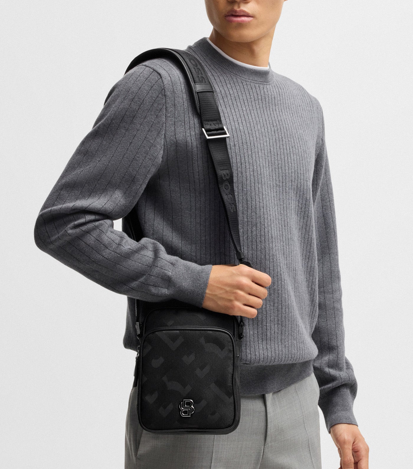 B Icon JM NS Crossbody Bag 69732 Black