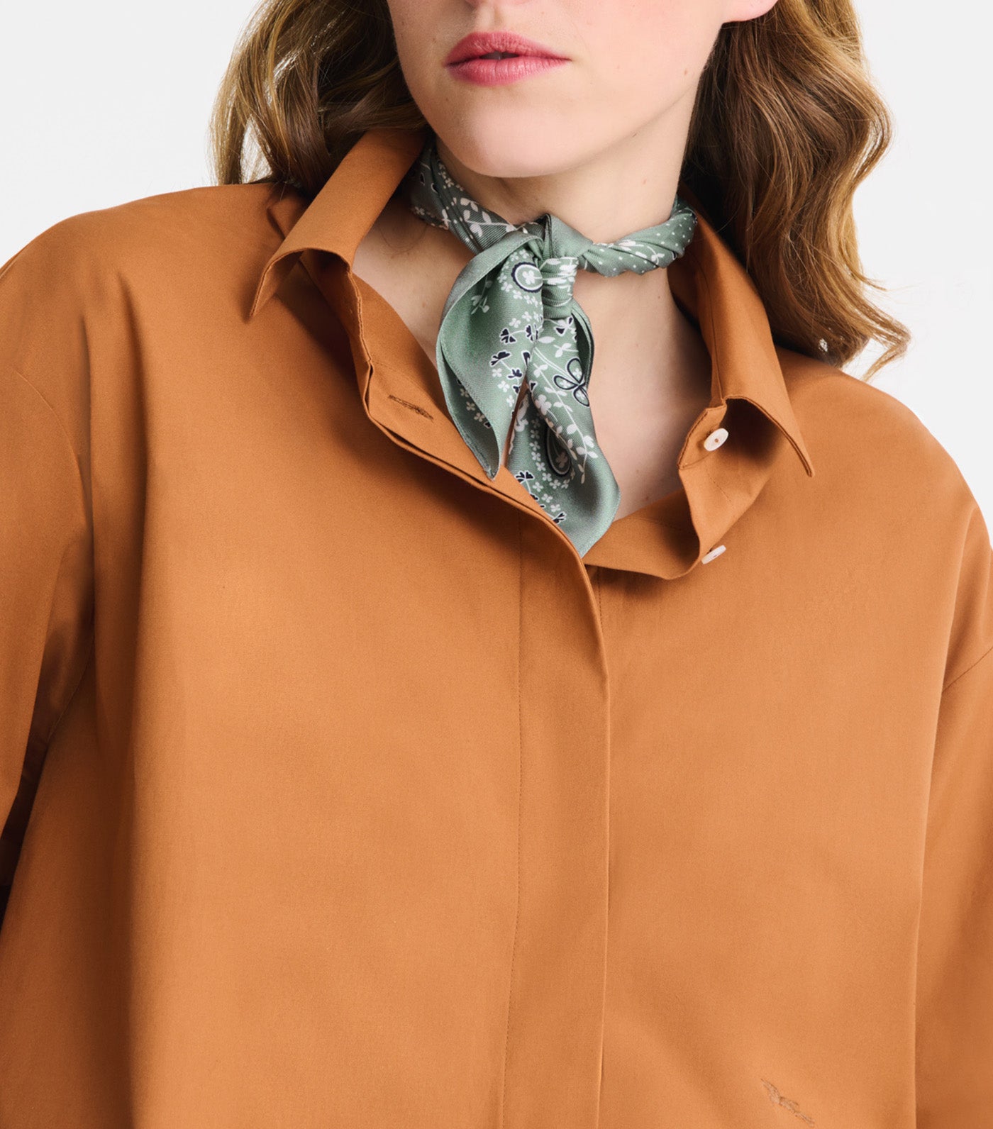 French Bandana Silk Scarf 50