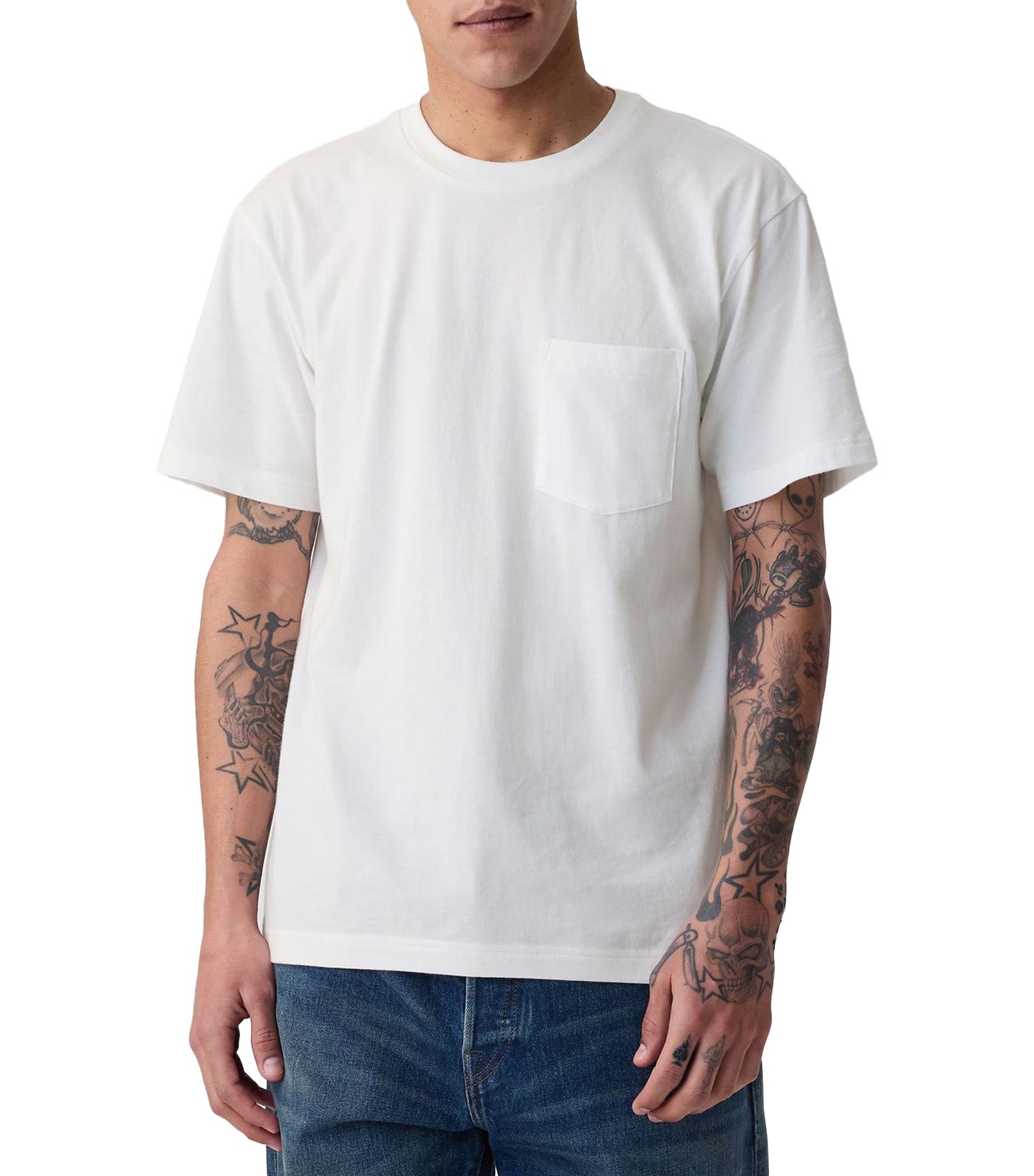 GAP Original Pocket T-Shirt White V2 Global