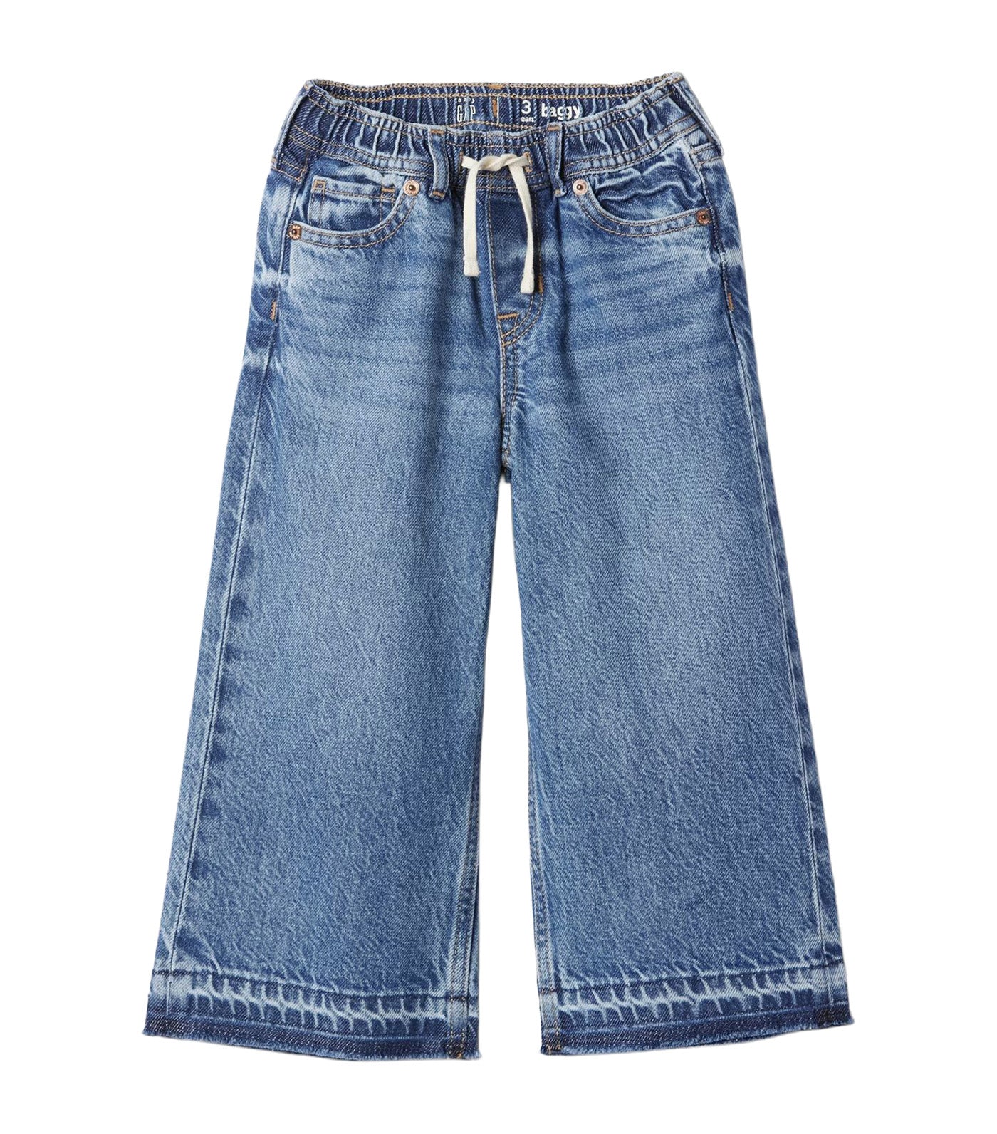 Baby and Toddler Pull-On Baggy Jeans Dark Wash Indigo 119