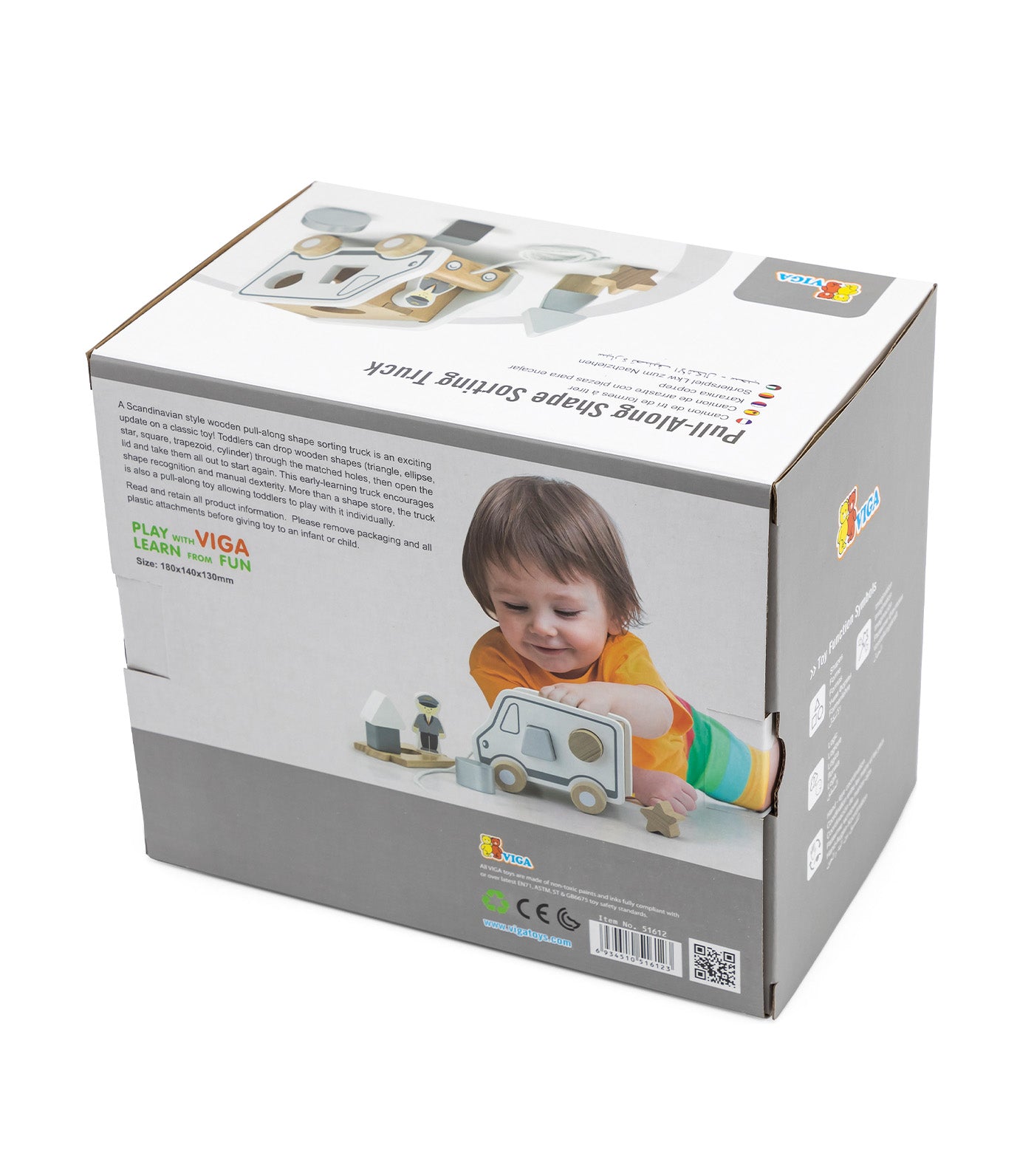 Pull Along Shape Sorting Truck