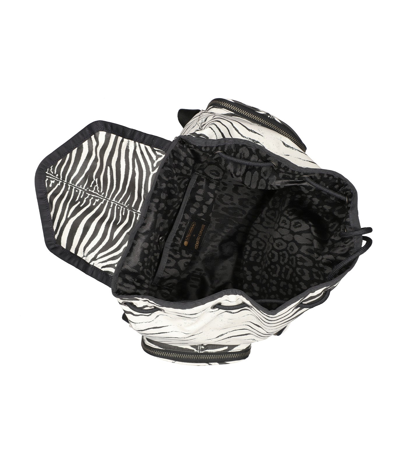 LeSportsac x Roberto Cavalli Mini Zebra Napoli Backpack
