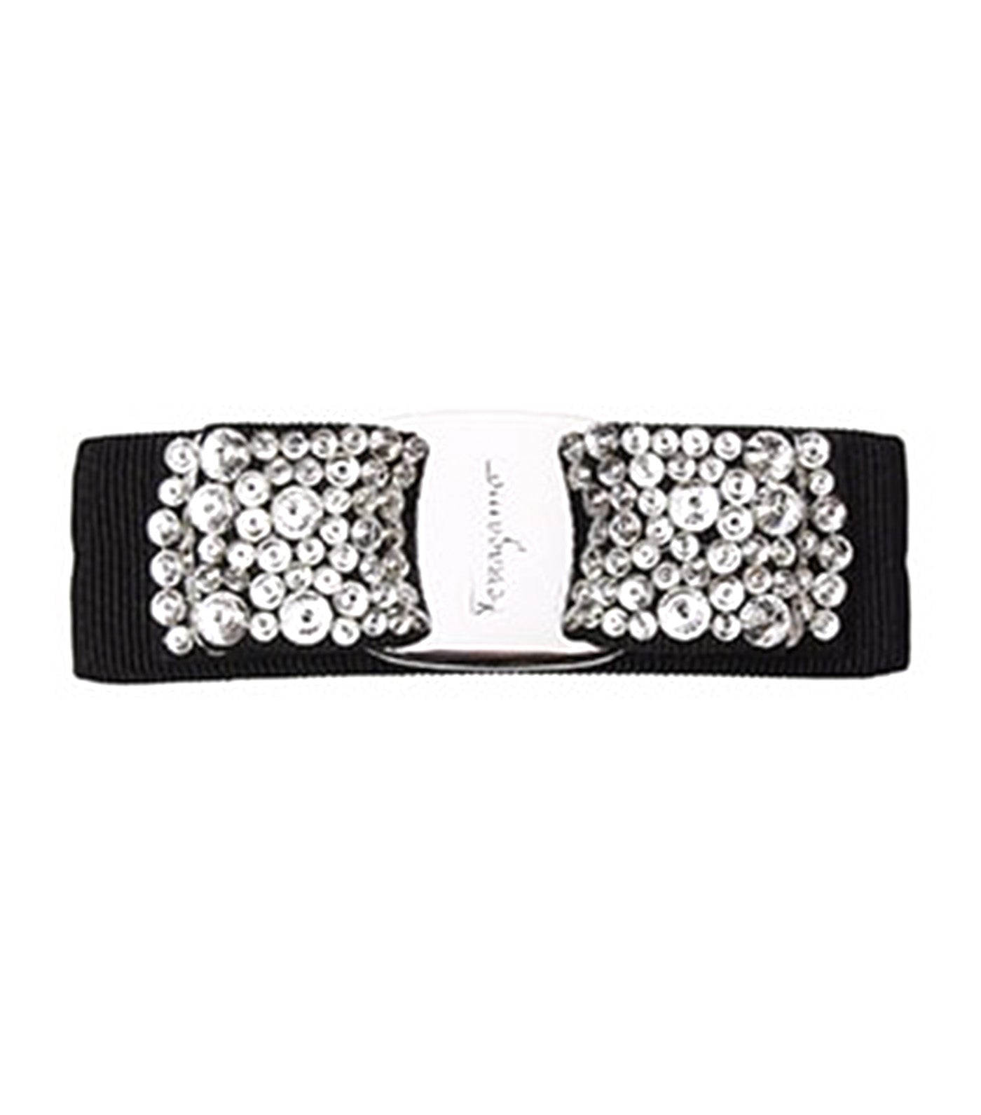 Vara Bow Hair Clip Black/Silver