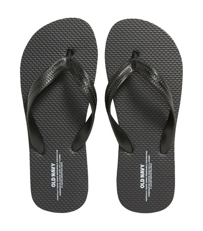 Flip-Flop Sandals for Boys (Partially Plant-Based) Black Jack