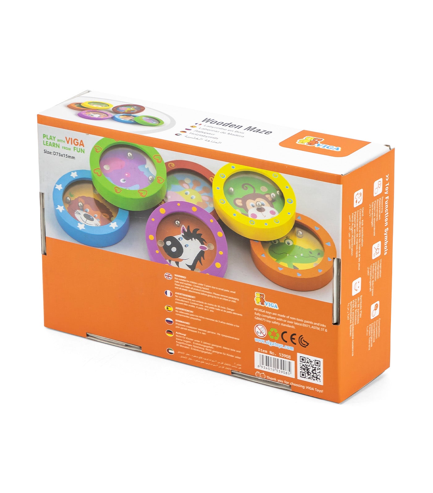 Wooden Maze 24 Pieces