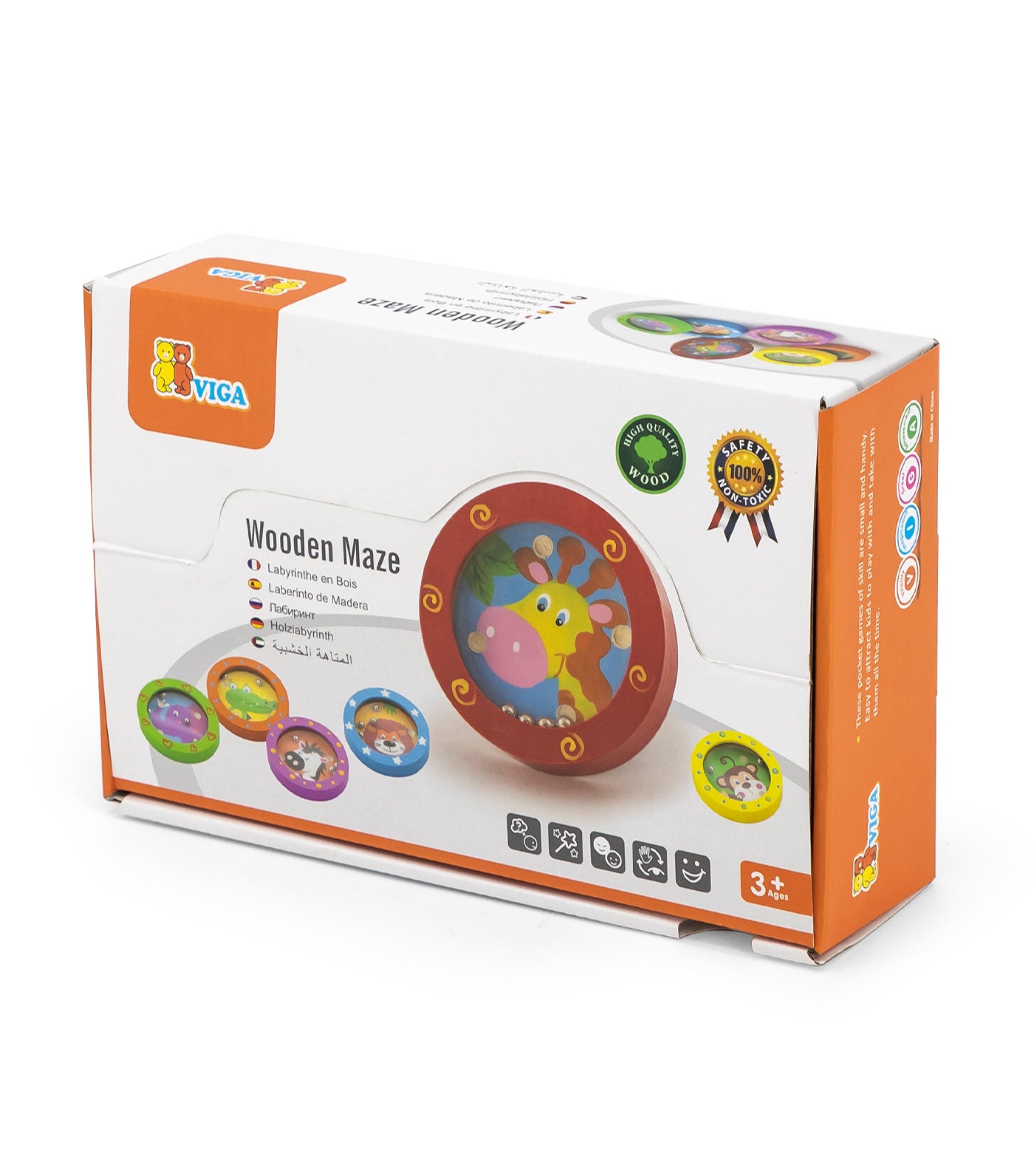 Wooden Maze 24 Pieces