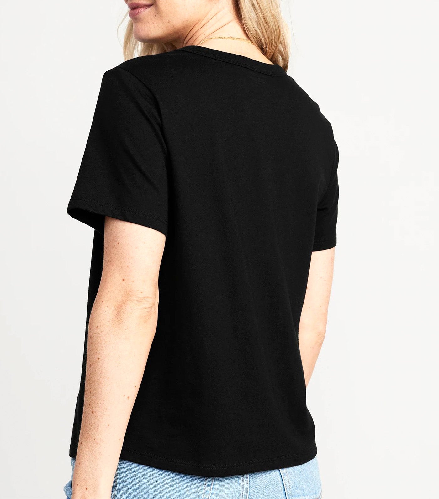 EveryWear T-Shirt for Women Black Jack