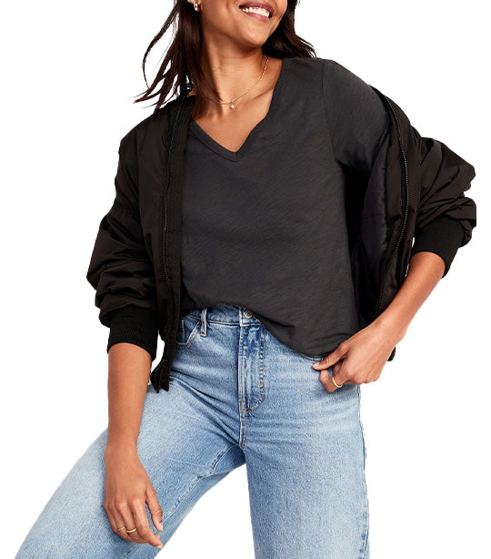 EveryWear Slub-Knit T-Shirt for Women Panthers 1