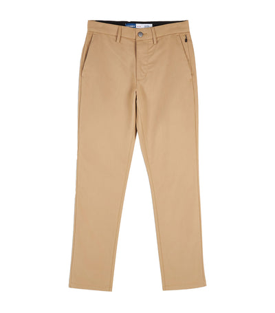 Slim Ultimate Built-In Flex Chino Pants for Men Classic Khaki