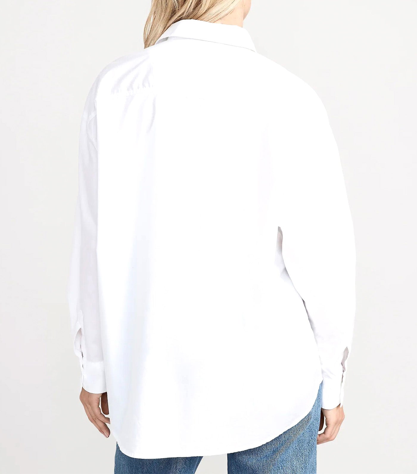 Oversized Poplin Boyfriend Shirt for Women Calla Lily 451