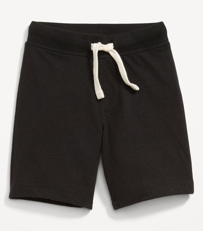 Unisex Jersey-Knit Jogger Shorts for Toddler - Blackjack Jas