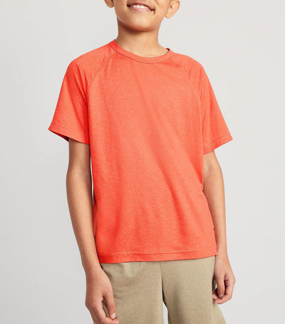 Cloud 94 Soft Go-Dry Cool Performance T-Shirt for Boys - Orange You Cute
