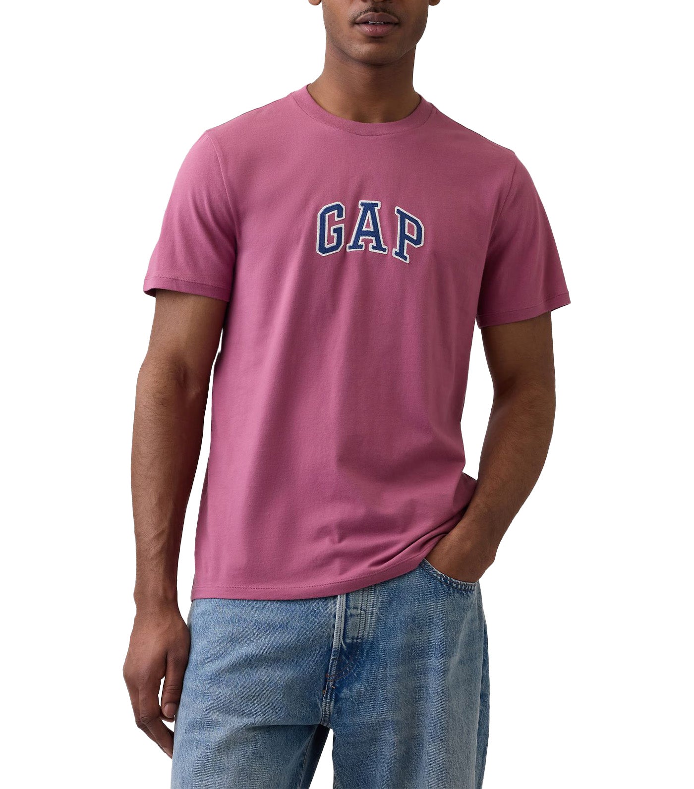 GAP Arch Logo T-Shirt Painted Rose