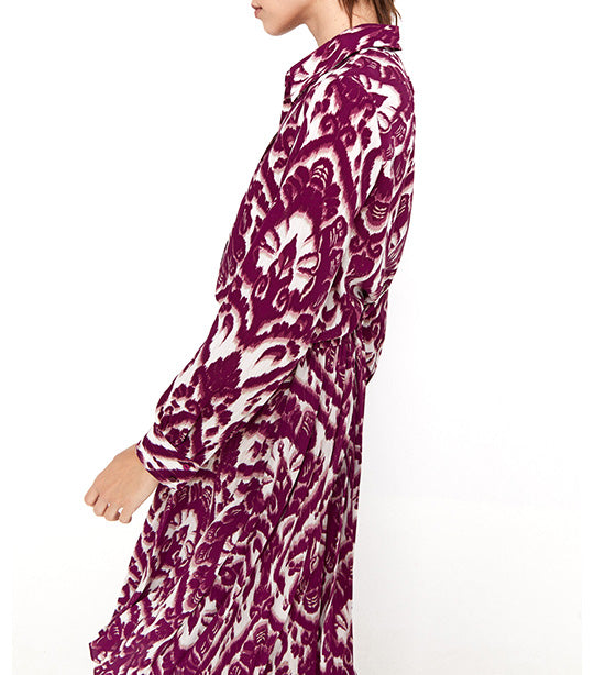 Sustainable Printed Shirt Top White