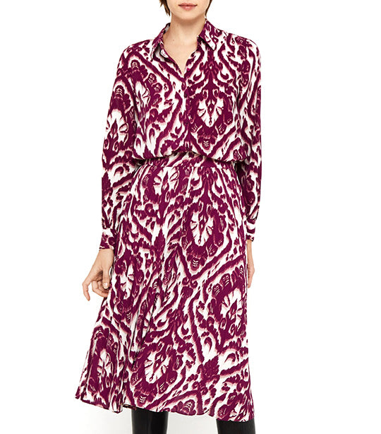 Sustainable Printed Shirt Top White