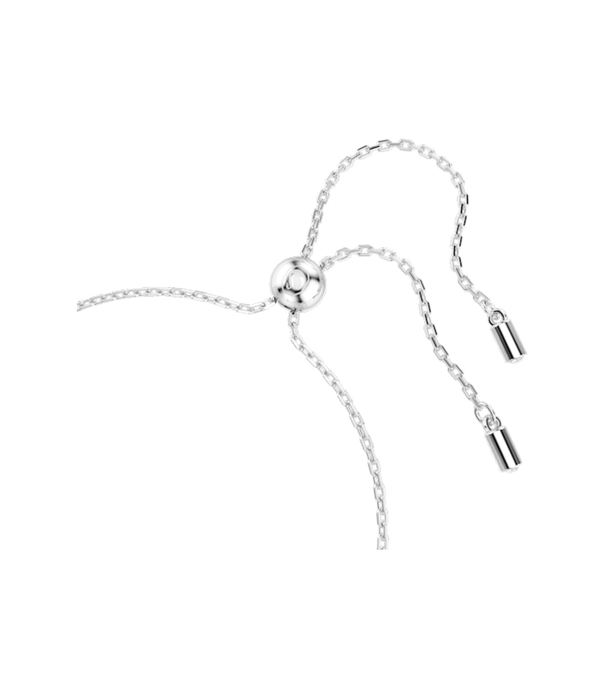 Una Angelic Bracelet Round Cut Double Sided Motifs Rhodium Plated White