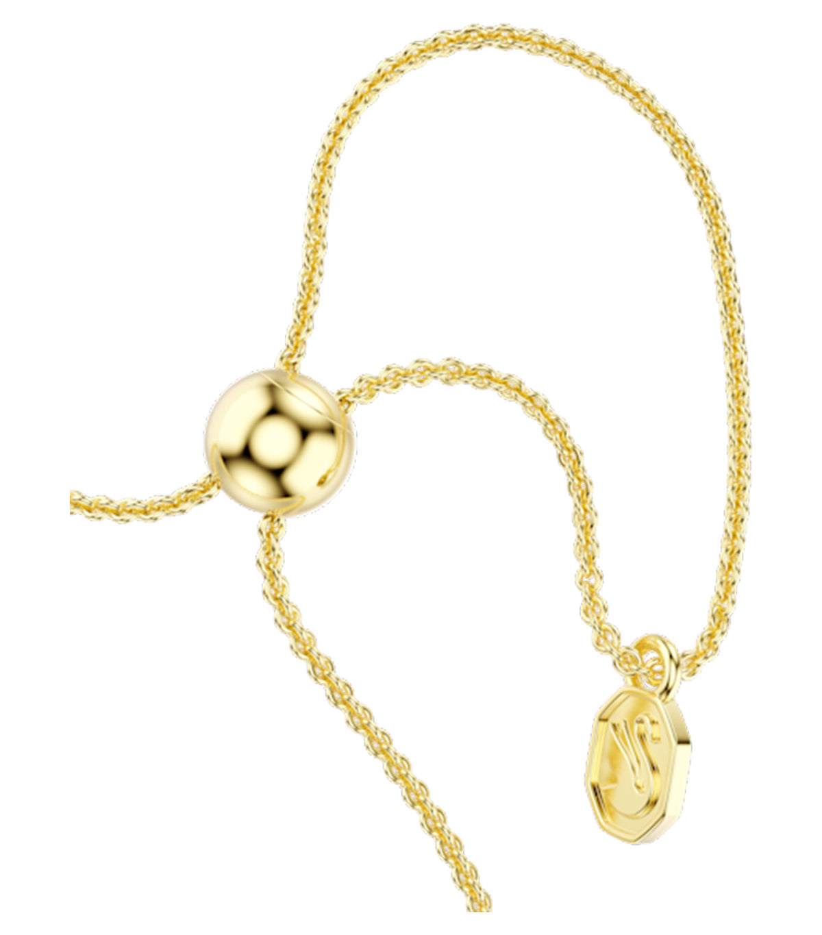 Mesmera Bracelet Mixed Cuts 18K Gold Finish White
