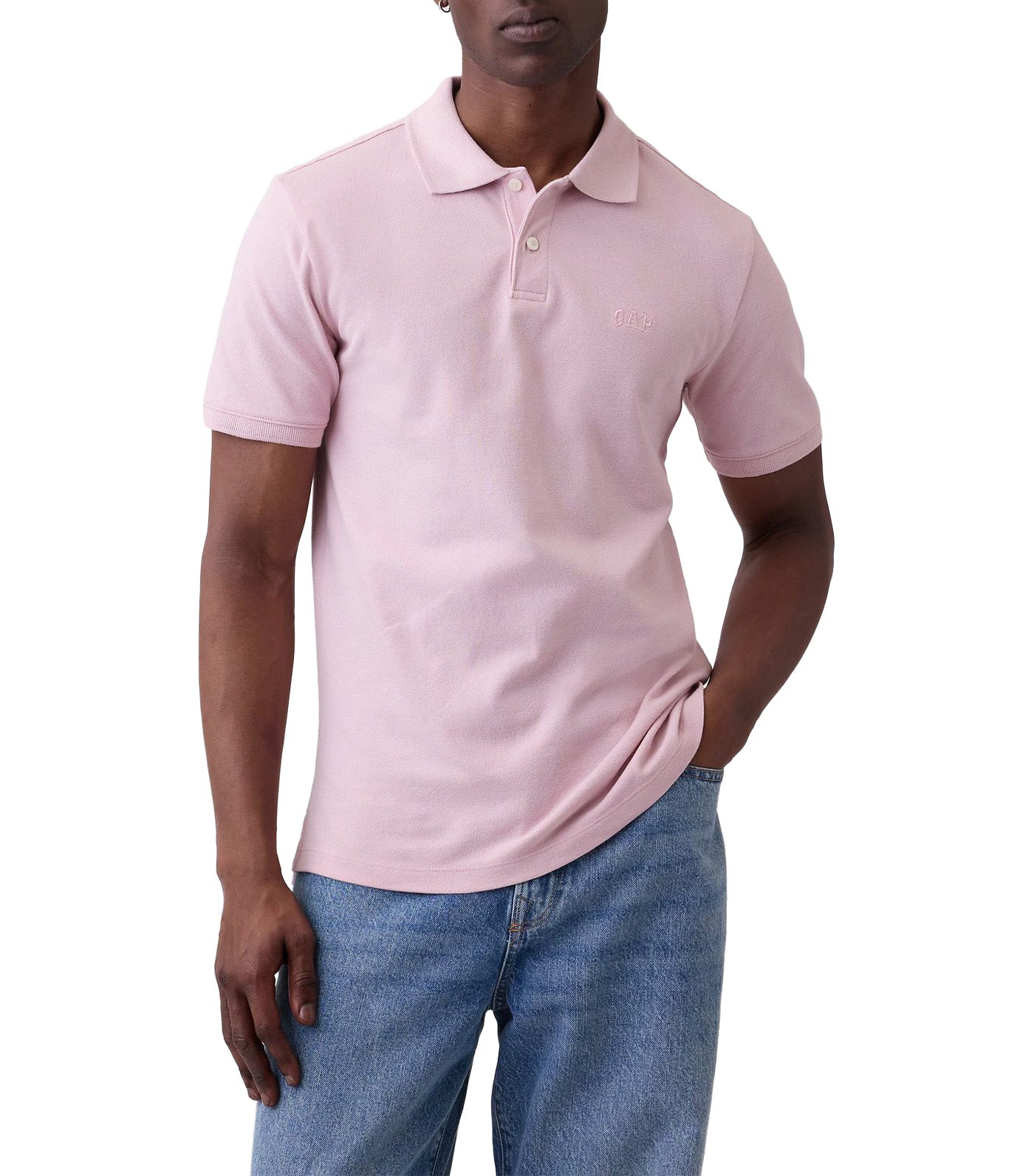 GAP Logo Pique Polo Shirt Primitive