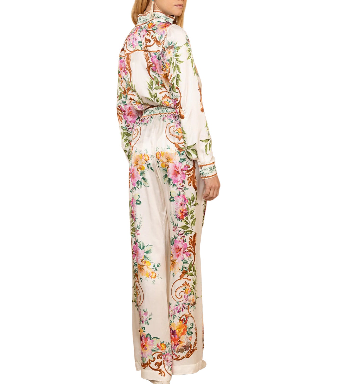 Khalani Charmeuse Top Ivory